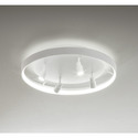 plafoniera eveline 40w luce calda 3000k gealuce bianco