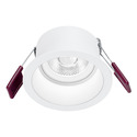 faretto da incasso dione 8w luce calda 3000k gealed bianco