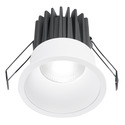 faretto da incasso celia 20w luce calda 3000k gealed grande bianco