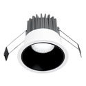 faretto da incasso celia 10w luce calda 3000k gealed piccolo nero