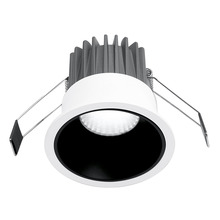 faretto da incasso celia 10w luce calda 3000k gealed piccolo nero