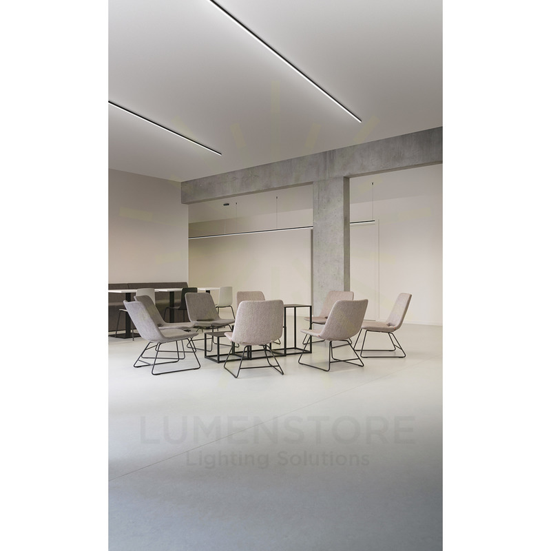 profilo in alluminio baku per strisce led 2mt gealed piccolo bianco