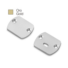 accessorio tappo baku piccolo per profilo led gealed oro 2pz