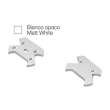 accessorio tappo astana per profilo led gealed bianco 2pz