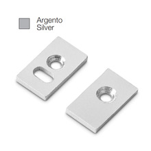 accessorio tappo bled piccolo per profilo led gealed argento 2pz