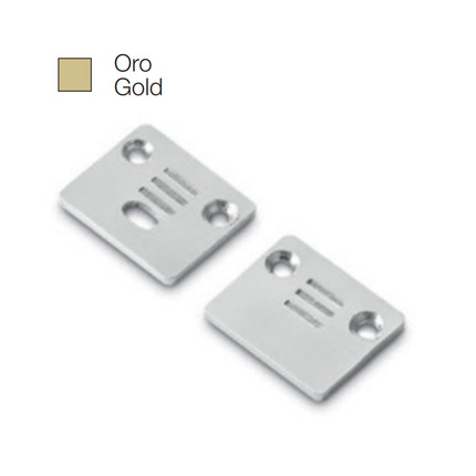accessorio tappo riga grande per profilo led gealed oro 2pz