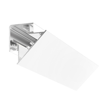 profilo in alluminio lubiana per strisce led 2mt gealed  bianco