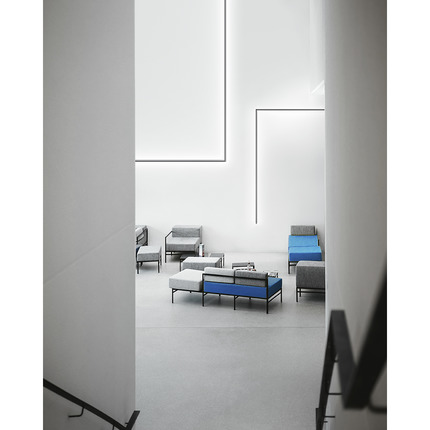 profilo in alluminio riga asf per strisce led 2mt gealed argento