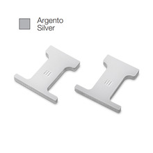 accessorio tappo riga af per profilo led gealed argento 2pz