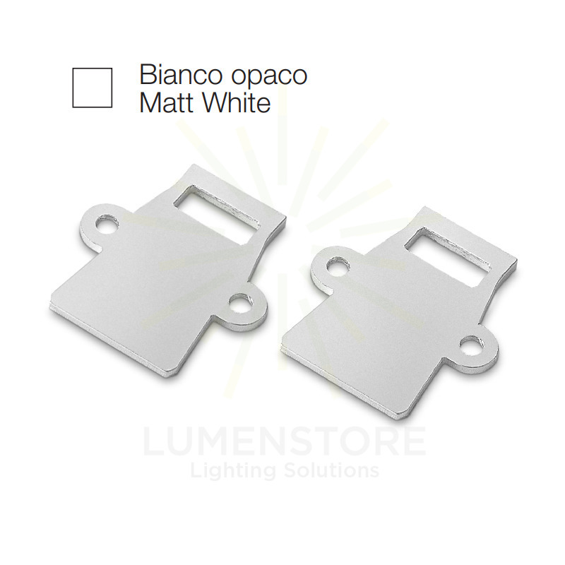 accessorio tappo liverpool r piccolo per profilo led gealed bianco 2pz