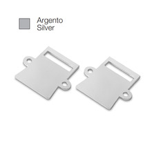 accessorio tappo liverpool r grande per profilo led gealed argento 2pz