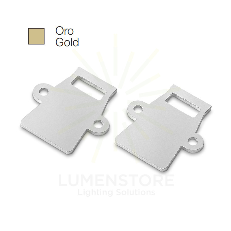 accessorio tappo liverpool r piccolo per profilo led gealed oro 2pz
