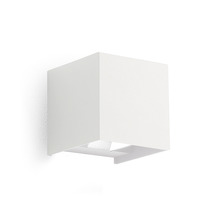 applique zora 2x10w luce calda 3000k/4000k/5500k gealed grande bianco ip65