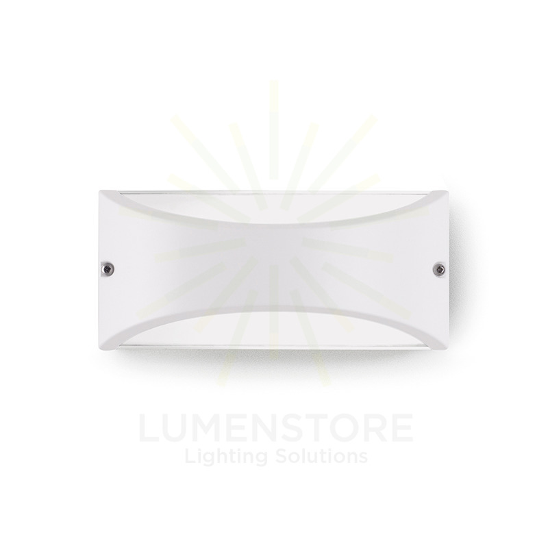 applique lien 10w luce naturale 4000k gealed bianco ip54