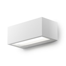 applique ruhm 15w luce naturale 4000k gealed bianco ip65