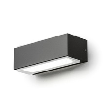 applique nox 10w luce naturale 4000k gealed piccolo antracite ip65