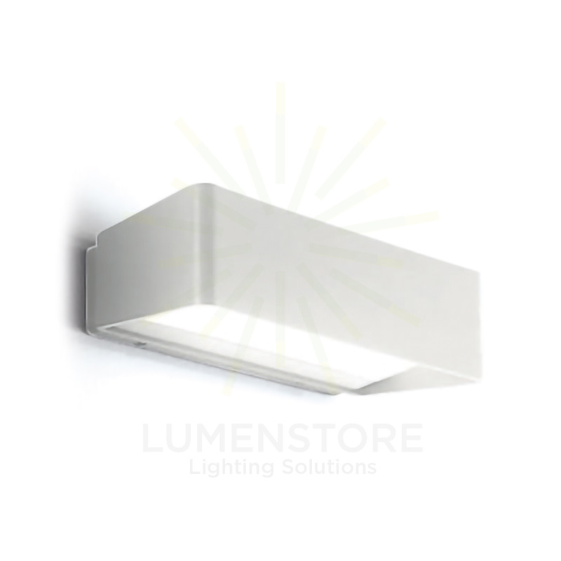 applique haru 13w luce naturale 4000k gealed bianco ip65