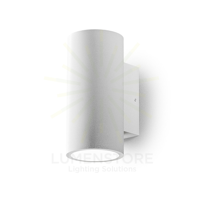 applique kari-r 2x10w luce naturale 4000k gealed bianco ip65