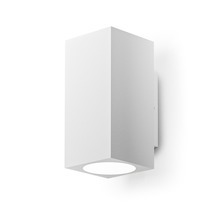 applique kari-q 2x10w luce naturale 4000k gealed bianco ip65