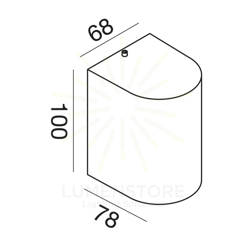 applique vejo-m gu10 gealed antracite ip44 piccolo