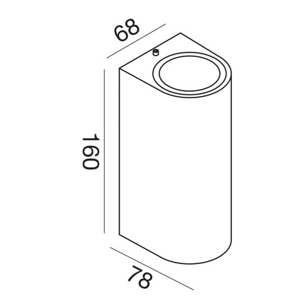 applique vejo-b gu10 gealed ruggineip44 grande