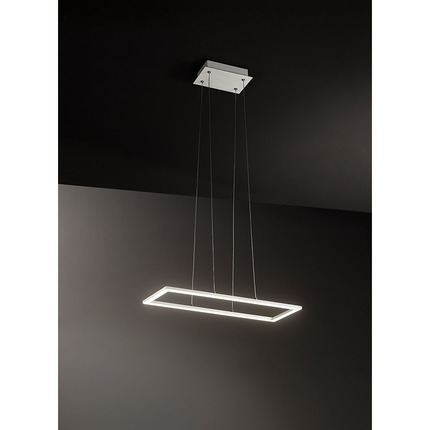 lampadario quattro 56w luce calda 3000k affralux rettangolare piccolo