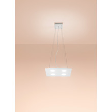 lampadario flet 5 x gx53 affralux bianco quadrato piccolo