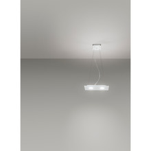 lampadario flet 3 x gx53 affralux bianco rettangolare piccolo