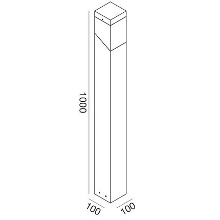 paletto sury e27 gealed grande bianco ip44