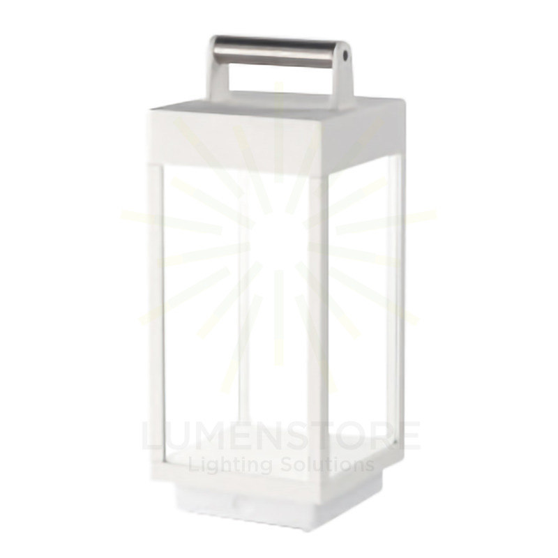 lampada da tavolo queen 5w luce naturale 4000k gealed bianco ip54 batteria