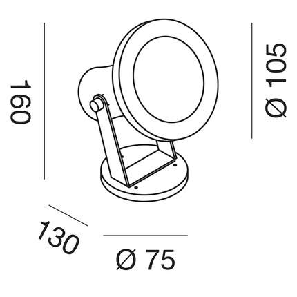 proiettore uranus gu10 gealed  ip65