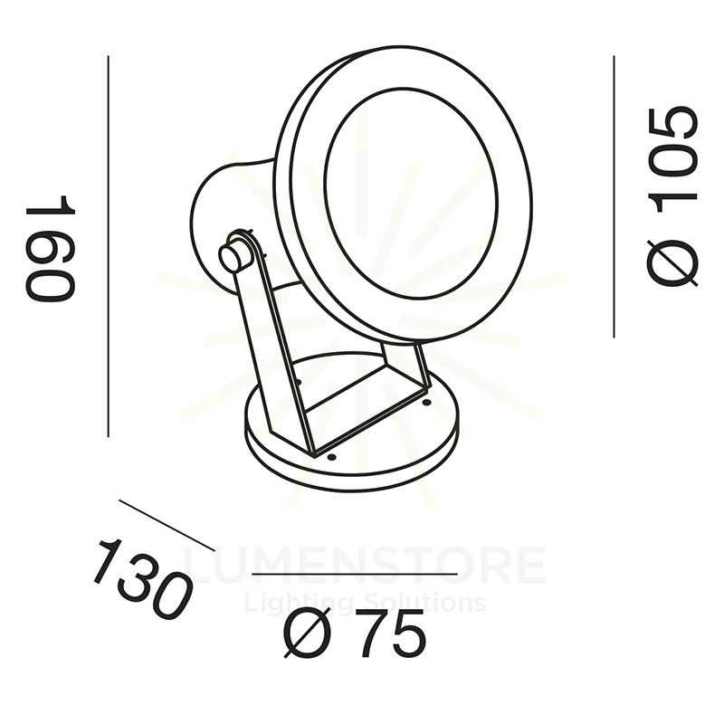 proiettore uranus gu10 gealed  ip65