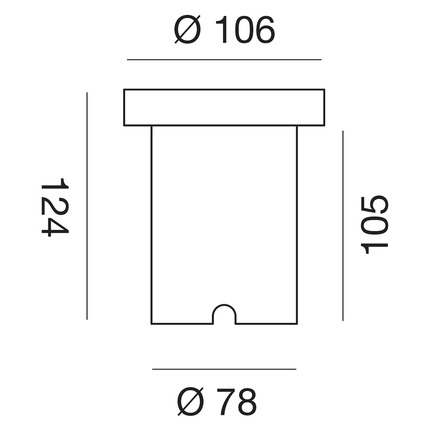 faretto calpestabile egoi gu10 gealed quadrato ip67