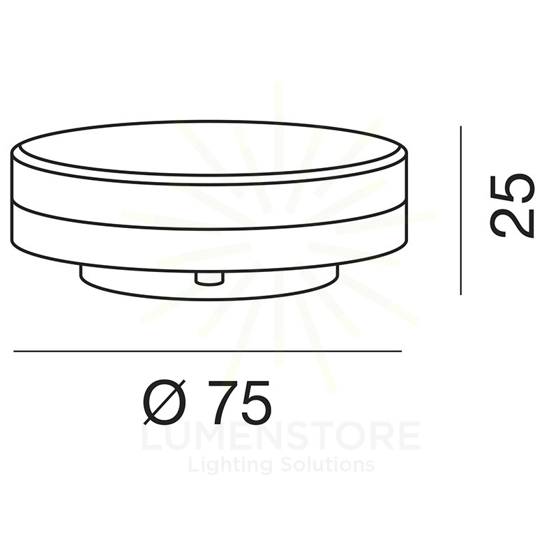 lampadina led gla310c gx53 9w luce calda 3000k gealed