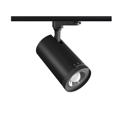 faretto led da binario 15/20/25w 220/240v cct beneito faure nero ip20 4901