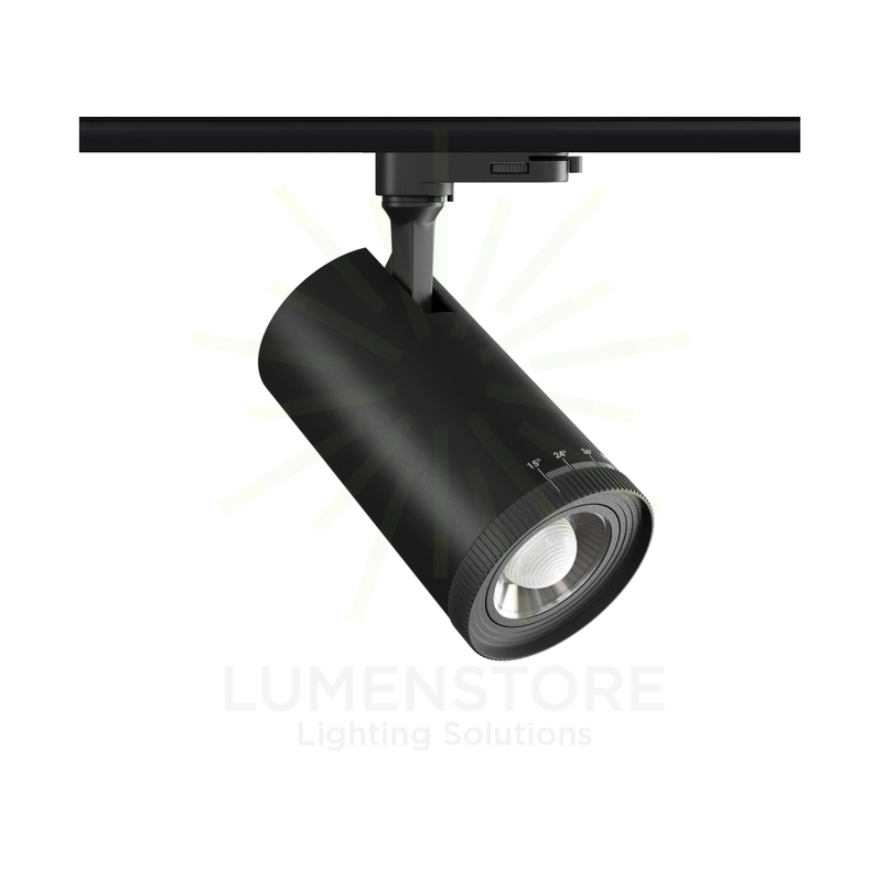 faretto led da binario 15/20/25w 220/240v cct beneito faure nero ip20 4901