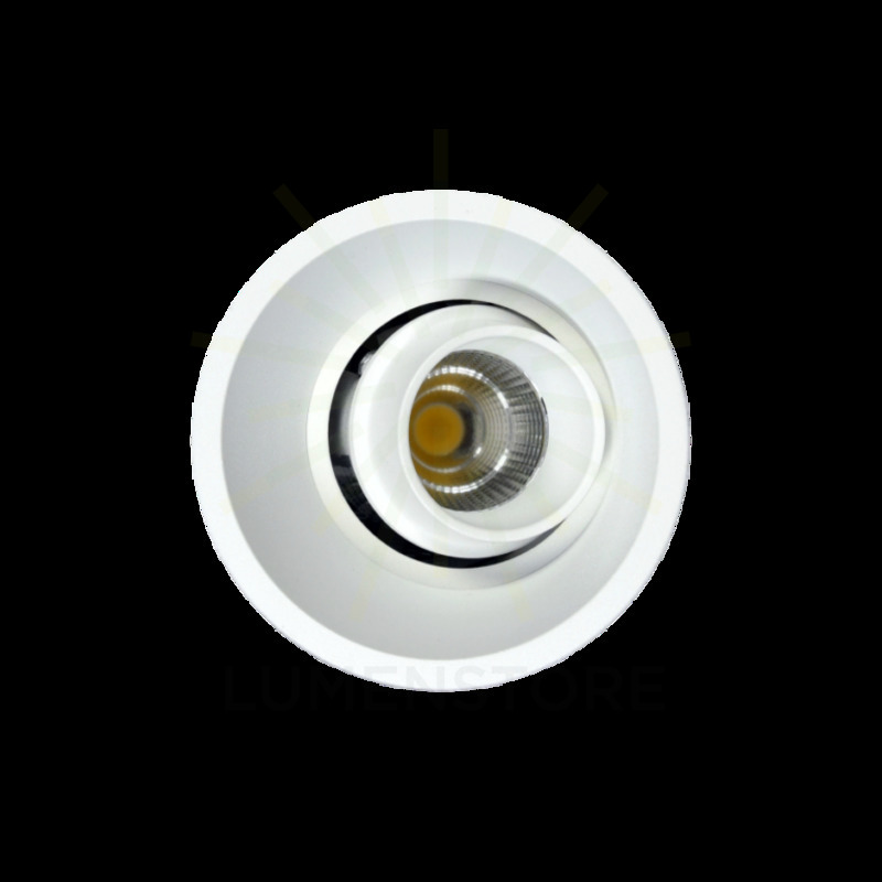 faretto da incasso tao 10w luce naturale 4000k beneito faure bianco ip32