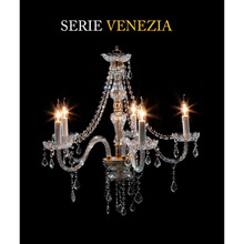 lampadario venezia 5 x e14 cristal luce