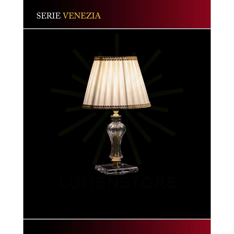 lampada venezia e14 cristal luce piccola