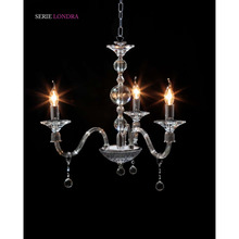 lampadario londra 3 x e14 cristal luce