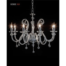 lampadario serie505 8 x e14 cristal luce pastorali