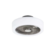 ventilatore led levante 40cm motore 10w, luce 3000k/4000k/6000k 24w acb da soffitto