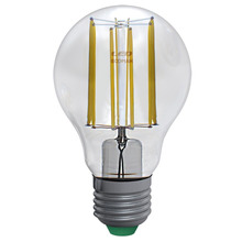 lampadina led sfera e27 12w luce naturale 4000k ecoman vetro trasparente