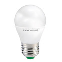 lampadina led sfera e27 6w luce naturale 4000k ecoman vetro ghiaccio