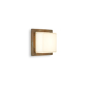 applique led ice cubic 11w luce calda 3000k ottone anticato ip65 m3403