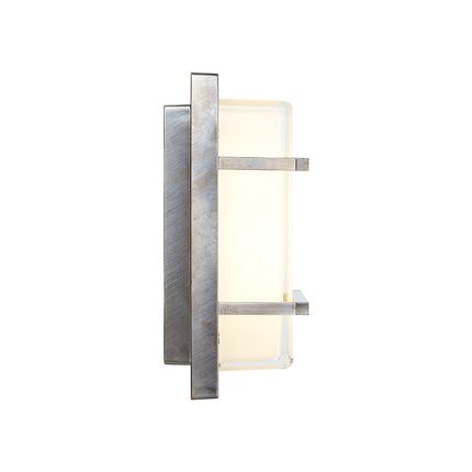 applique led ice cubic 13w luce calda 3000k ottone nickelato ip65 m3415