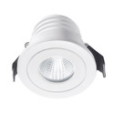 faretto alya 5w luce naturale 4000k gealed tondo ad incasso bianco