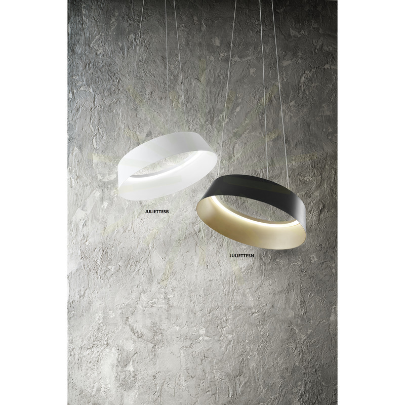 lampadario led juliette 50w luce calda 3000k gea luce bianco