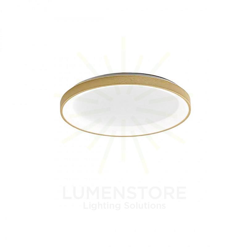 plafoniera krizia 80w luce calda 3000k gealuce xxl oro