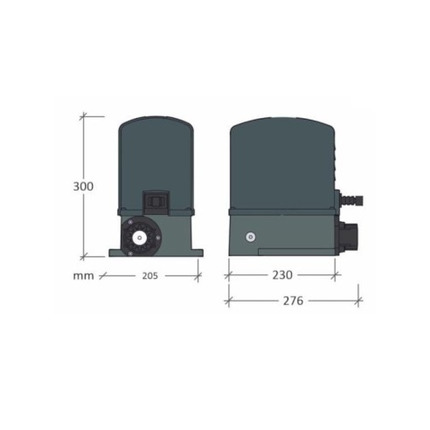 kit cancello automatico scorrevole 800kg con cremagliera kits29tn